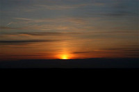 Sunrise, Kettle Moraine State Forest, Lapham Peak Unit, WI