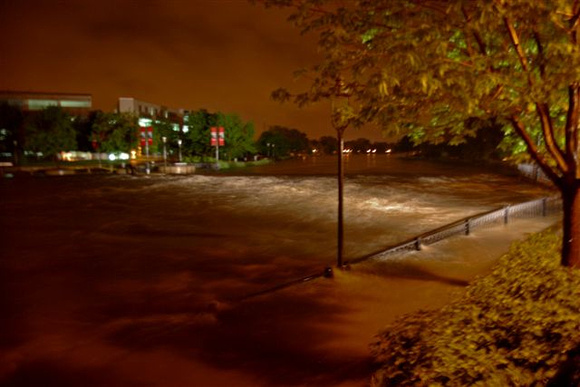 Flooding, Barstow Street Dam, Waukesha